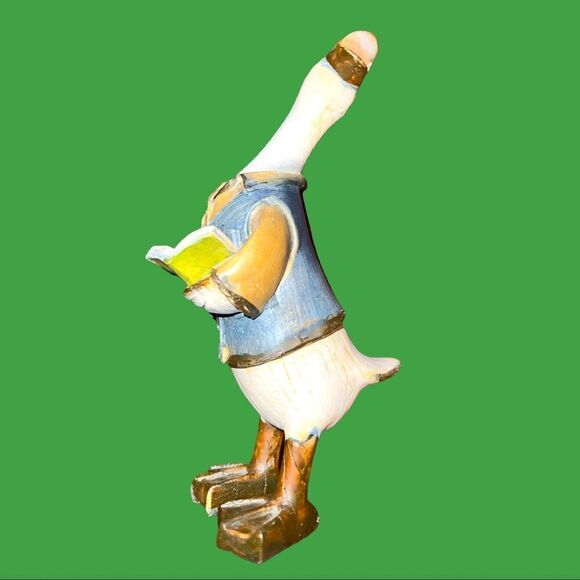 Adorable ceramic set of 3 animated ducks with books and a ruler for scho… - Picture 9 of 11